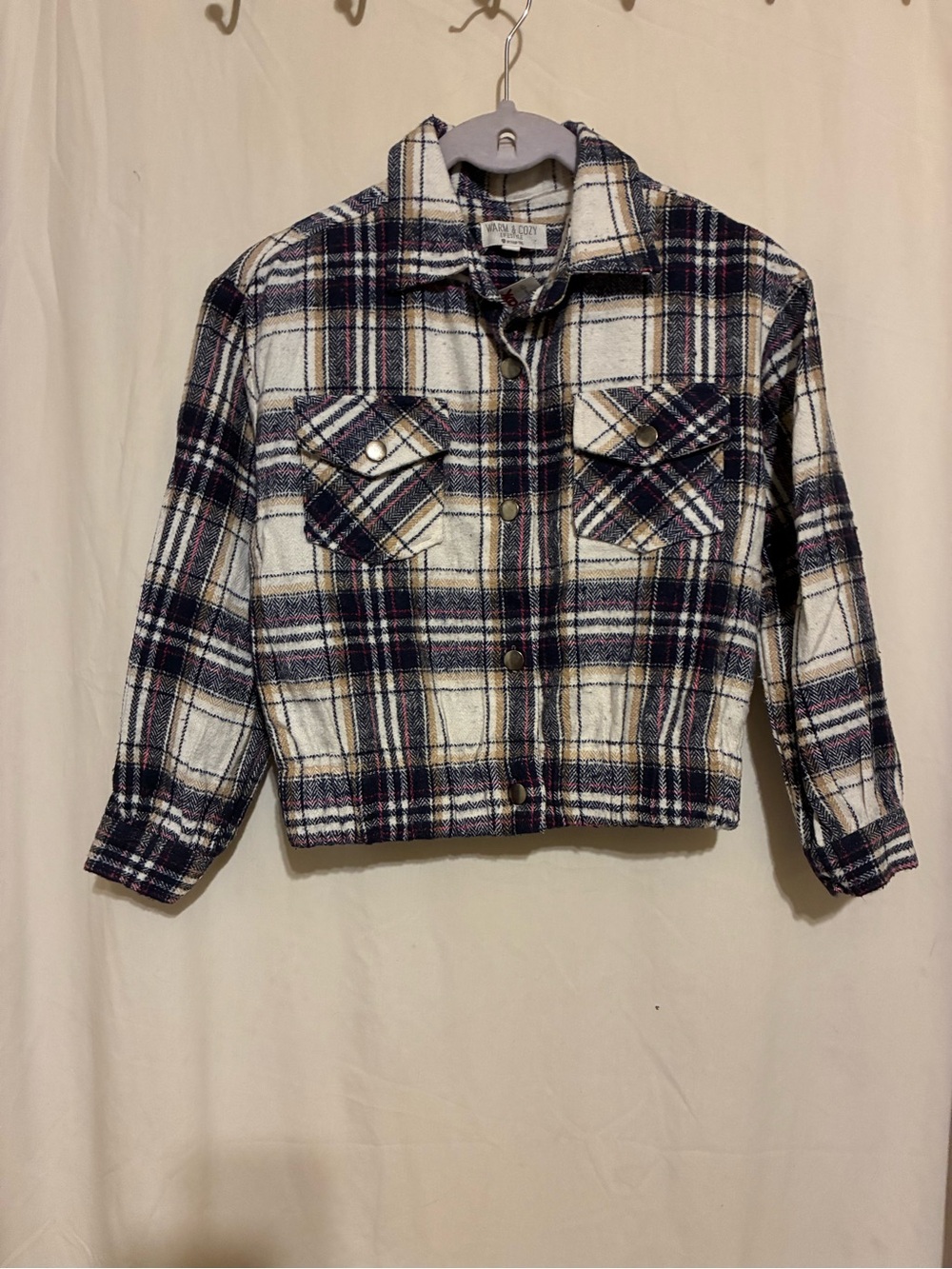Warm & Cozy Flannel Shirt/Jacket